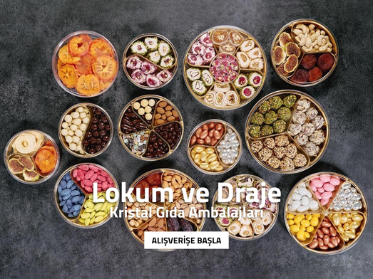 Lokum ve Draje - Kristal Gıda Ambalajları